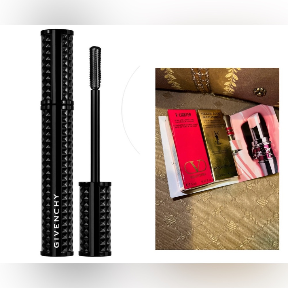 Givenchy YSL Mascara + freebie YSL & Valentino travel size plus free samples